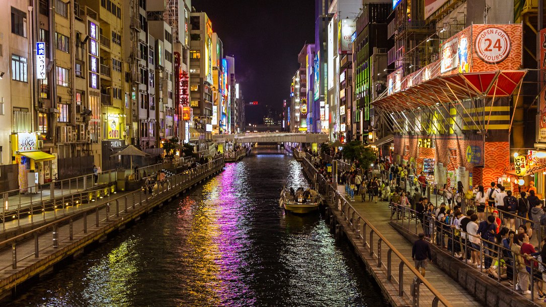 Канал Дотонбори в Осаке