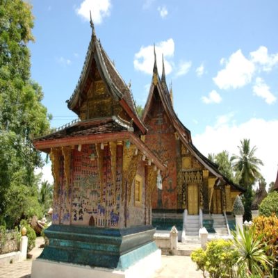 Храм Сиенг Тхонг в Луангпрабанге Лаос