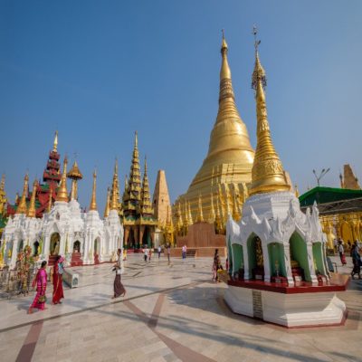 Храмовый комплекс Шведагон в Янгоне Мьянма