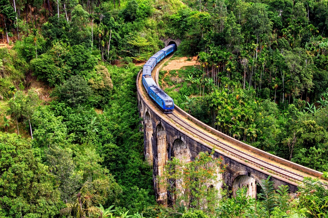 Железнодорожный мост в Эллу Элла Шри-Ланка