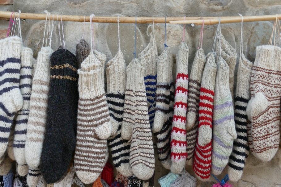Вязанные носочки в Сигнахи