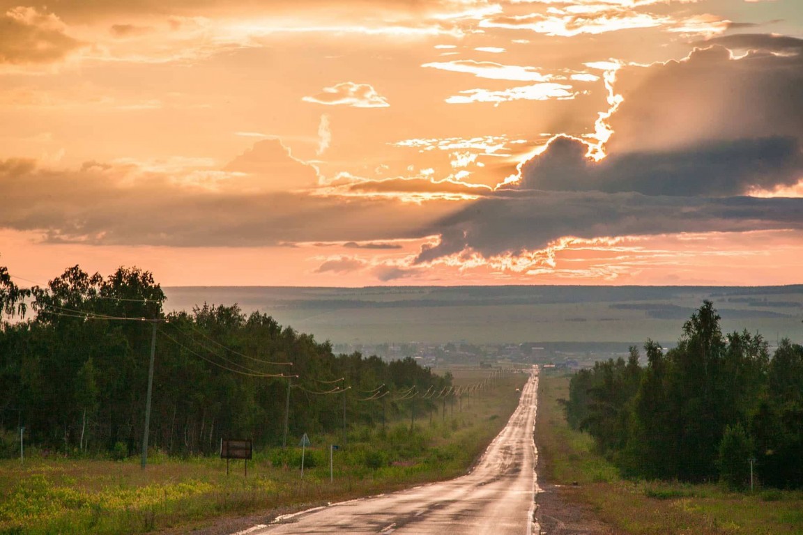 Дорога в Иркутск