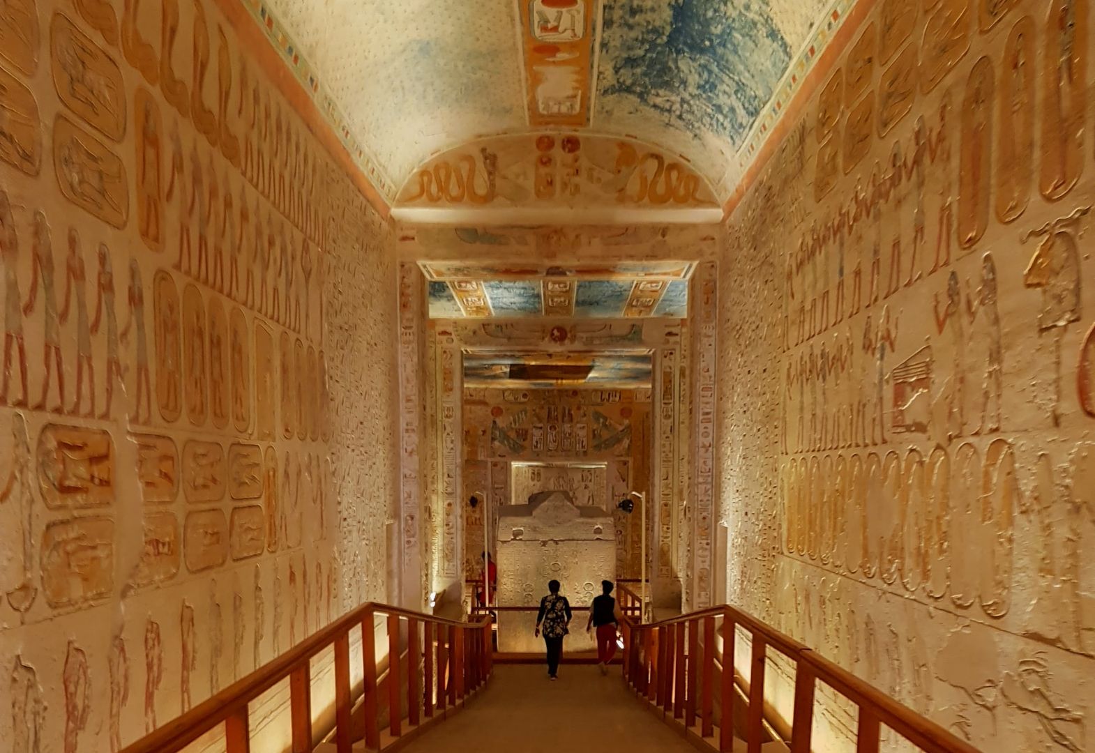 Гробница Рамзеса IV в Долине Царей Луксор Египет