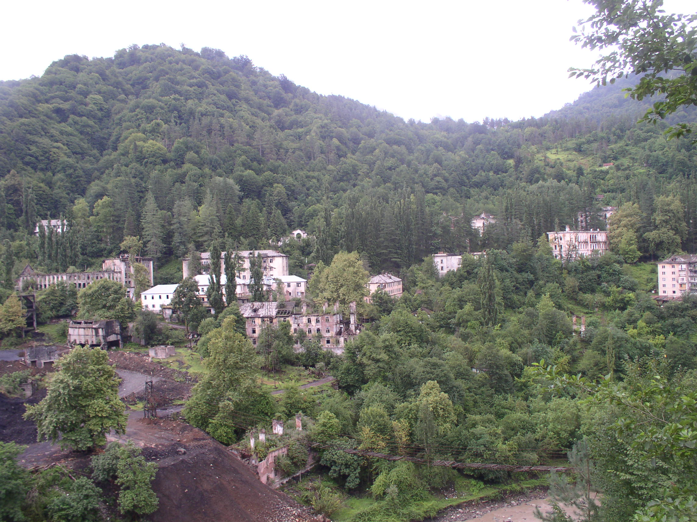 Заброшенный город Акармара Абхазия