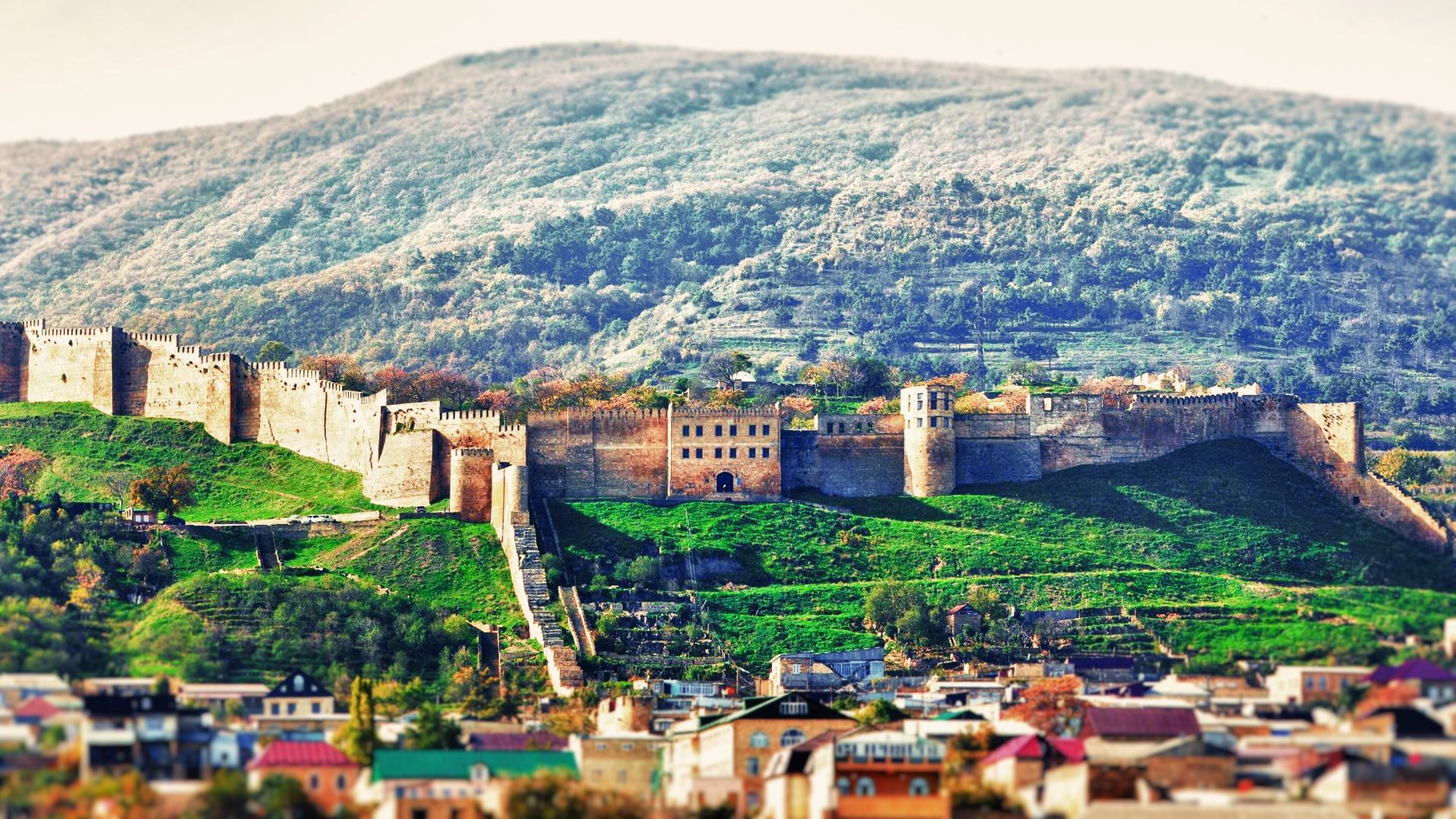 Крепость Нарын-Кала в Дербенте Дагестан