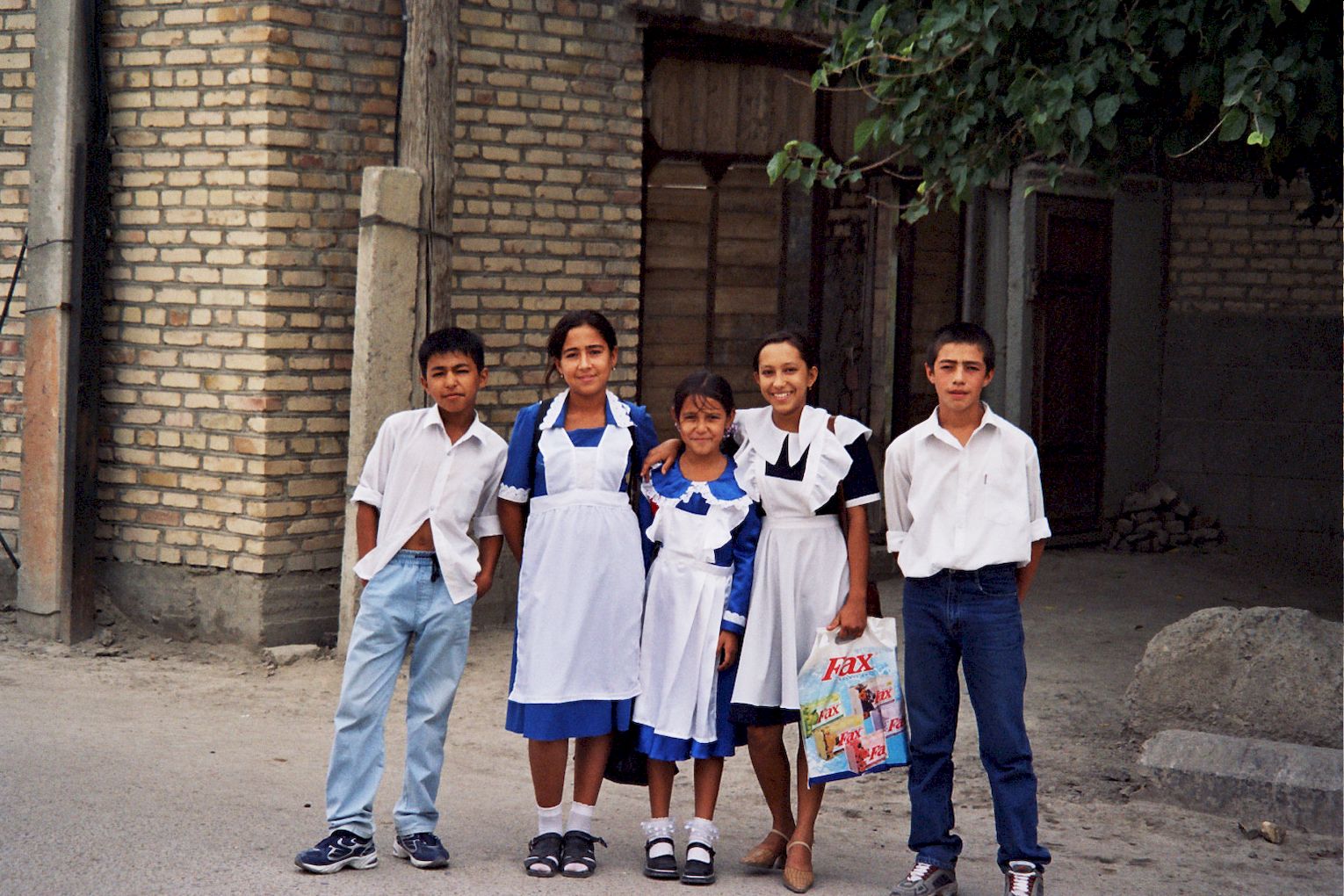 Школьники Бухара Узбекистан