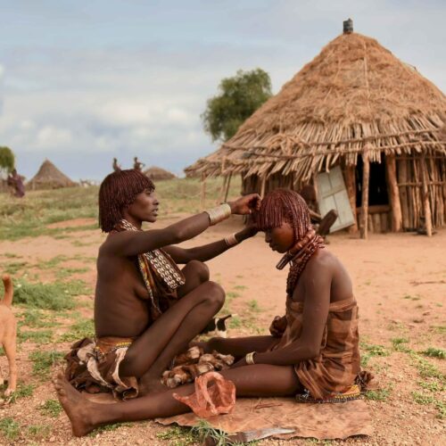 Женщины племени Хамер Джинка Эфиопия
