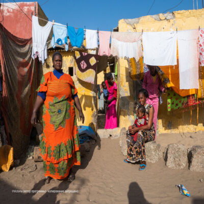 Жители деревни Сенегал