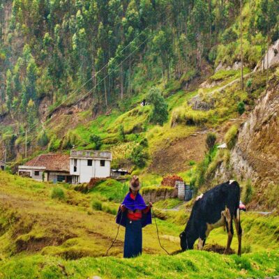 Сельский житель Риобамба Эквадор