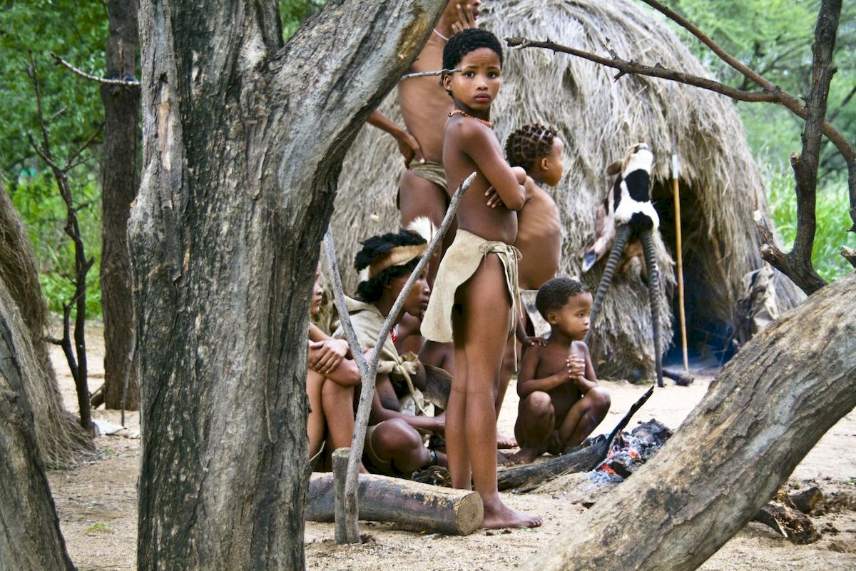 Мальчики племени химба Намибия