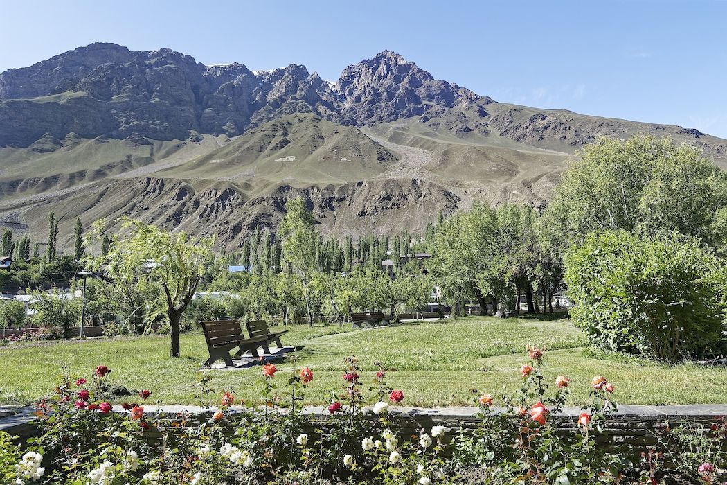 Ботанический сад в Хороге Таджикистан