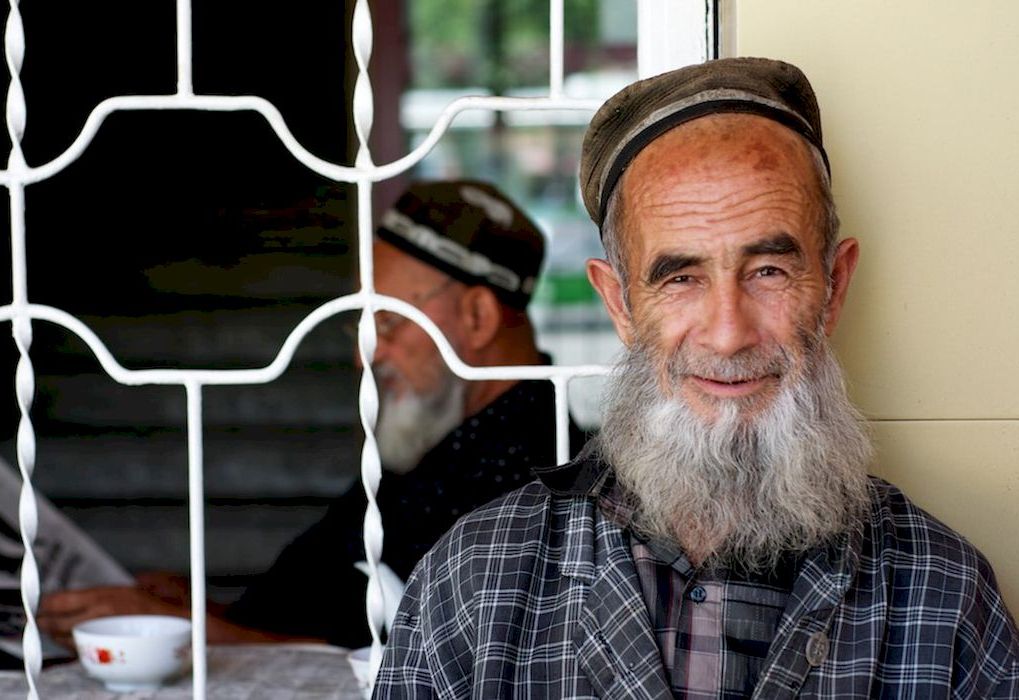 Таджикский дедушка Душанбе Таджикистан