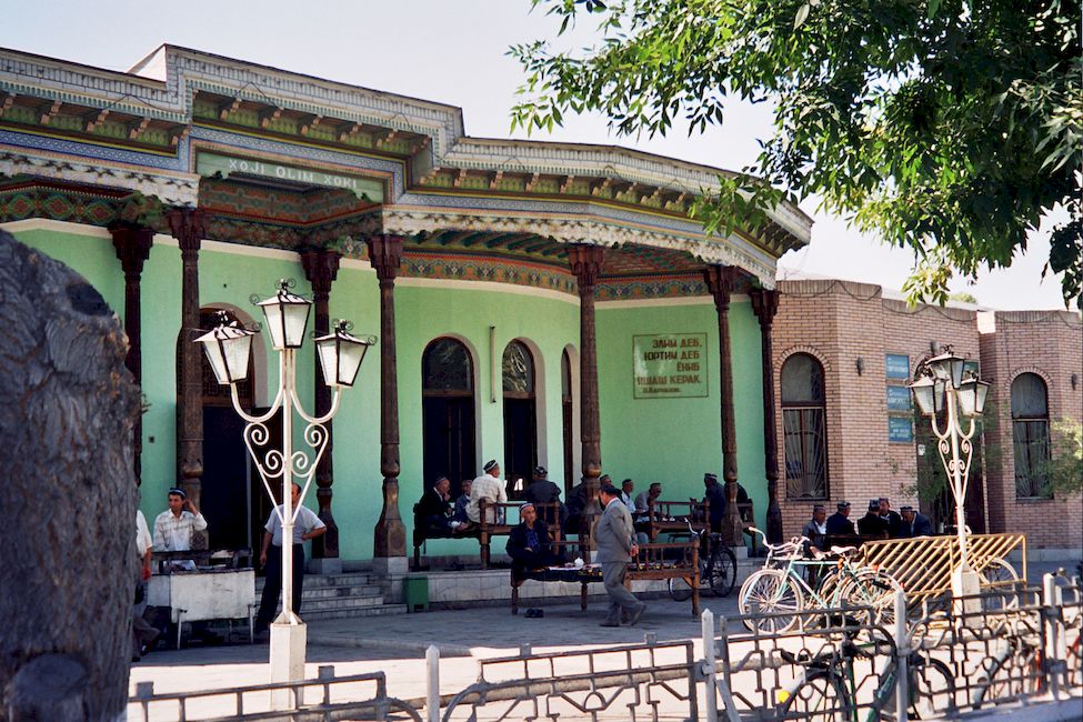 Чайный дом в Коканде Узбекистан