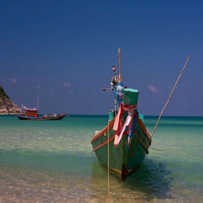 Традиционные рыбацкие лодки Панган Таиланд