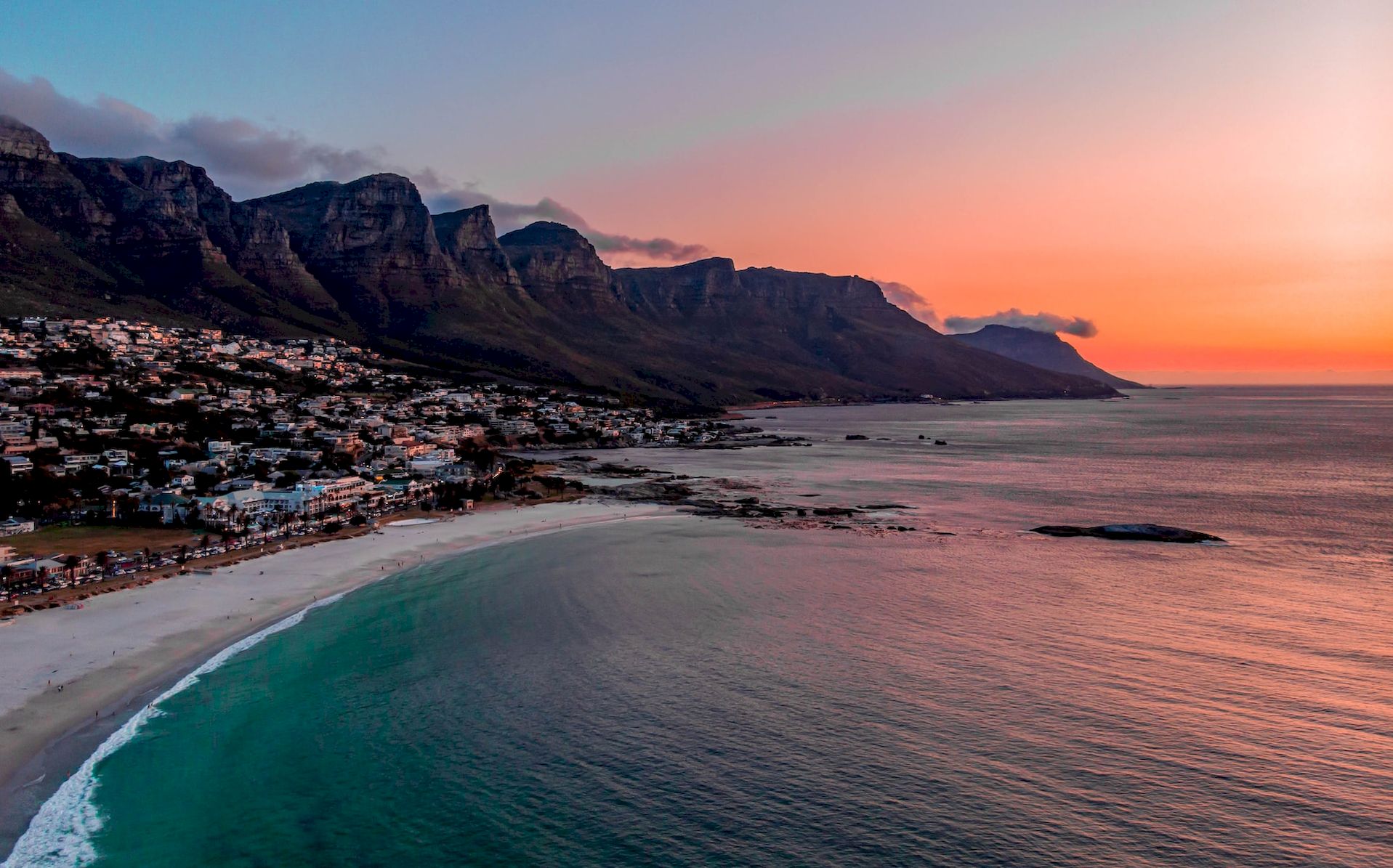 Закат над Кейптауном ЮАР