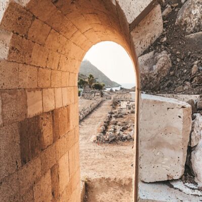 Руины античного города Книдоса Бодрум Турция