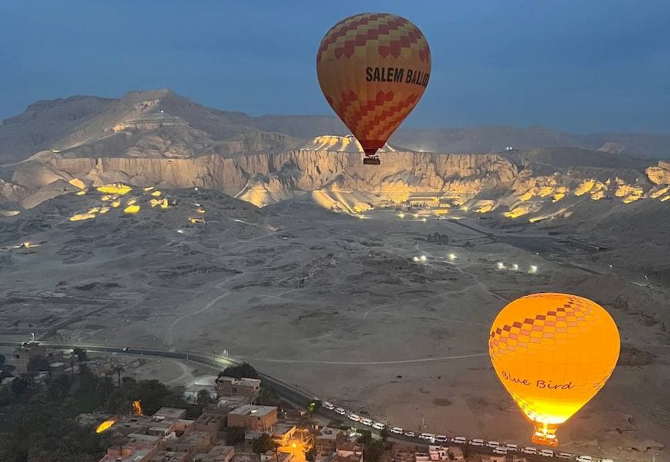 Воздушные шары в Луксоре Египет