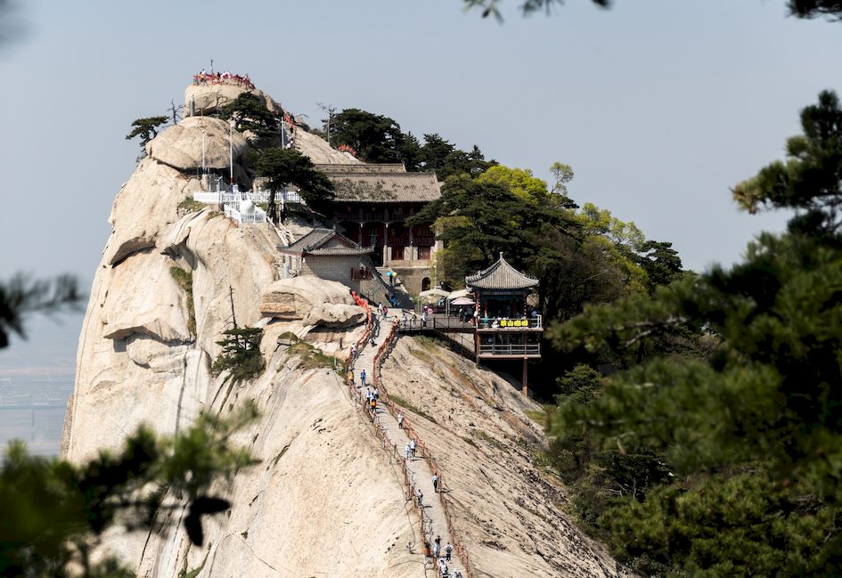 Монастырь на горе Хуашань Китай