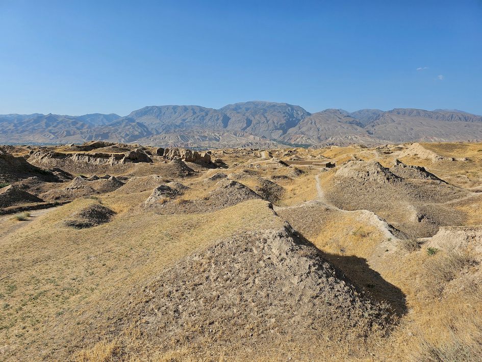 Руины согдийского городища в Пенджикенте 1 Таджикистан
