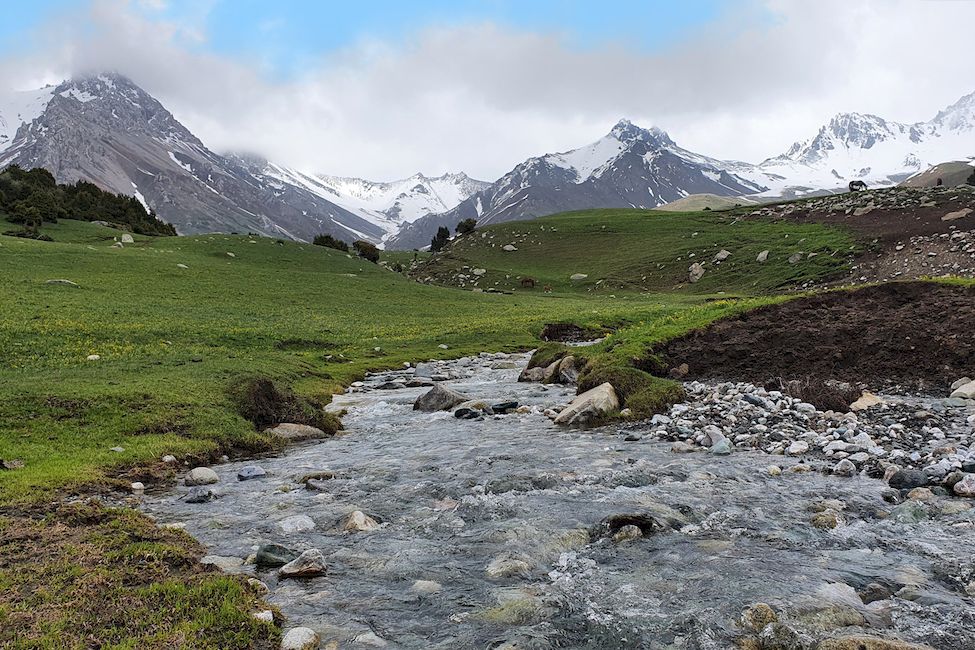 Долина реки Кыргыз-Ата Памир Кыргызстан