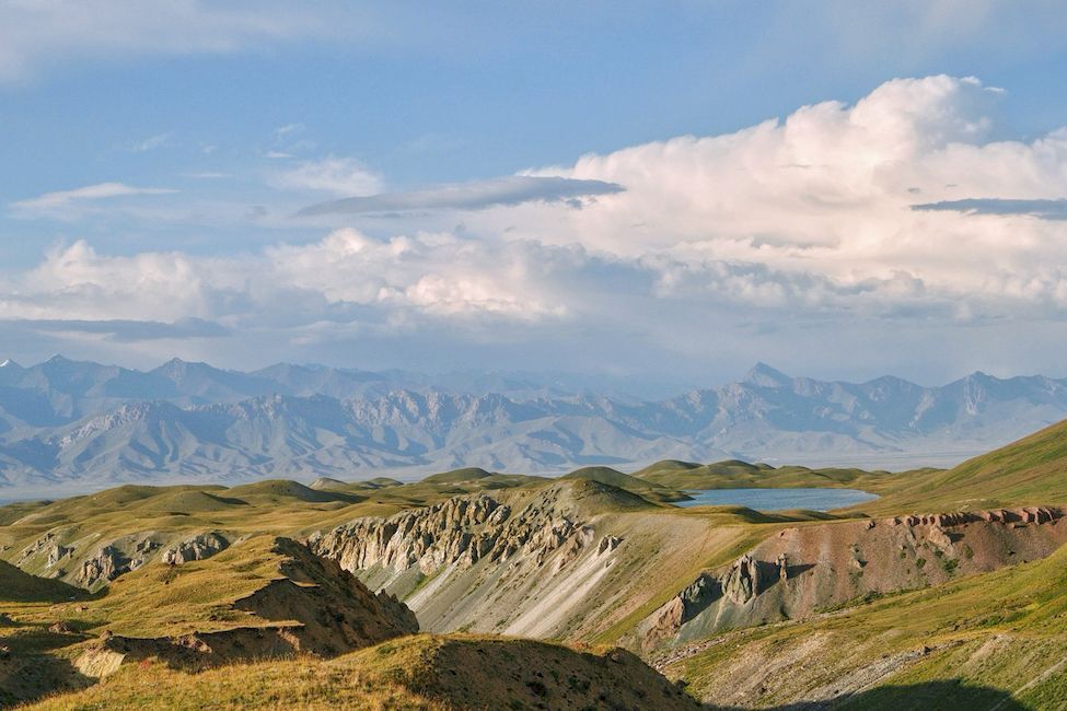 Озера долины Ачик-Таш Памир Кыргызстан